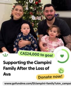 Luca And Arielle Ciampini, Death: Mourn beloved daughter Ava Ciampini After Tragic Accident-GoFundMe